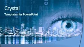  Presentation with bird eye view - Amazing PPT layouts having bird eye view of modern backdrop and a ocean colored foreground