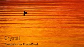  Presentation with switzerland - Slide deck consisting of bird-over-sempach-lake background and a gold colored foreground