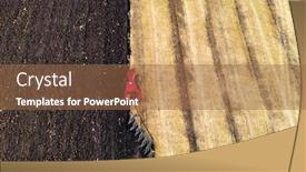  Presentation with bird eye view - Beautiful presentation featuring bird-s-eye-view backdrop and a tawny brown colored foreground