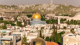  Presentation with bird eye view - Cool new PPT theme with bird-s-eye-view backdrop and a coral colored foreground