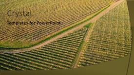  Presentation with agronomy - Presentation featuring bird-s-eye-view background and a gold colored foreground