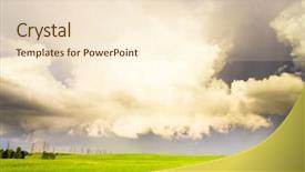  Presentation with tornado - Audience pleasing presentation consisting of bird track - dark horizon tornado coming backdrop and a lemonade colored foreground