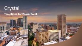  Presentation with alabama - PPT layouts enhanced with birmingham-alabama-usa-downtown-city background and a tawny brown colored foreground
