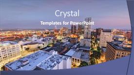  Presentation with alabama - Presentation theme consisting of birmingham-alabama-usa-downtown-city background and a light blue colored foreground