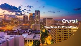  Presentation with alabama - Slide set consisting of birmingham alabama usa downtown city background and a tawny brown colored foreground