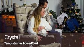  Presentation with pregnant - Amazing slide deck having birth 2 years - pregnant couple in love backdrop and a tawny brown colored foreground