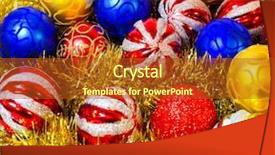  Presentation with yellow - Cool new presentation theme with birth 2 years - vivid yellow garland with colorful backdrop and a  colored foreground