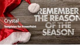  Presentation with season lent - Amazing PPT layouts having birth christ - remember the reason backdrop and a violet colored foreground