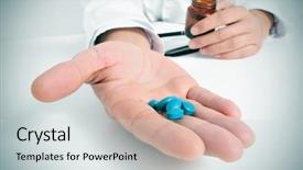  Presentation with consulting - Colorful theme enhanced with birth control - doctor in a consulting room backdrop and a lemonade colored foreground