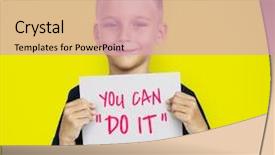  Presentation with condom - Presentation theme consisting of birth control pill with condom background and a coral colored foreground