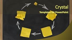  Presentation with maturity - Presentation theme enhanced with birth growth maturity aging death background and a tawny brown colored foreground
