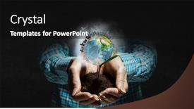  Presentation with new birth - Slide set enhanced with  background and a  colored foreground