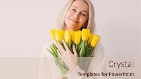  Presentation with happy birthday - Slides featuring birthday-40-years-old-happy background and a lemonade colored foreground