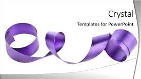  Presentation with gift ribbon - Audience pleasing presentation theme consisting of waves string - gift ribbon tape curl backdrop and a white colored foreground