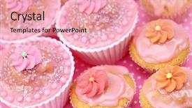  Presentation with pink birthday - Amazing presentation having birthday cakes on pink background backdrop and a lemonade colored foreground