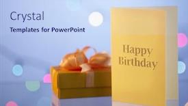  Presentation with birthday card - 