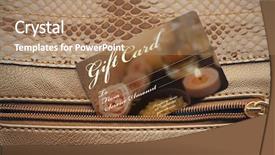  Presentation with spa concept - Amazing slides having birthday certificate - holiday celebration concept spa service backdrop and a coral colored foreground