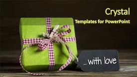  Presentation with certificate - PPT layouts having birthday certificate - one green present with red background and a wine colored foreground