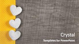  Presentation with certificate - Theme enhanced with birthday certificate - wooden background with three white background and a gray colored foreground