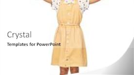  Presentation with illustration for 75th birthday party - Presentation theme consisting of birthday-childhood-and-people-concept background and a  colored foreground