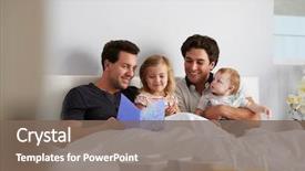  Presentation with kids food - Presentation theme with birthday dad - male gay parents relax background and a violet colored foreground