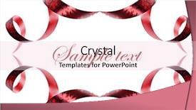  Presentation with swirls - Beautiful PPT layouts featuring birthday frame - decorative border made of red backdrop and a lemonade colored foreground