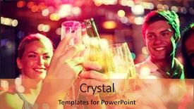  Presentation with hostile people - Theme featuring birthday free - party holidays celebration nightlife background and a coral colored foreground