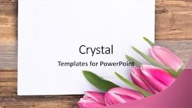  Presentation with birthday greetings - Colorful presentation theme enhanced with birthday greetings - easter greeting card backdrop and a pink colored foreground