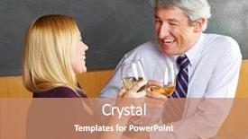  Presentation with active seniors senior couple - Presentation enhanced with birthday old man - happy senior couple raising their background and a  colored foreground