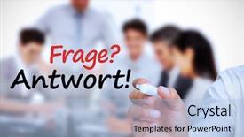  Presentation with black business - Colorful PPT theme enhanced with bisness - businessman writing german words backdrop and a light blue colored foreground