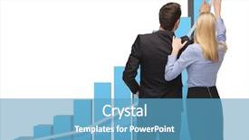  Presentation with graphics - Audience pleasing presentation design consisting of feedback word on wooden table backdrop and a gray colored foreground