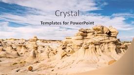  Presentation with mexico - Presentation theme with bisti-badlands-new-mexico-usa background and a light blue colored foreground