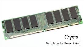  Presentation with memory ram - Colorful PPT theme enhanced with bit byte - computer ram memory on white backdrop and a white colored foreground