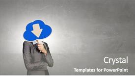  Presentation with indian woman bridal face - Audience pleasing PPT theme consisting of bit byte - woman applying card to face backdrop and a  colored foreground