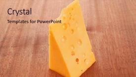  Presentation with cheddar - Amazing PPT theme having decorated bottle of fine wine backdrop and a coral colored foreground