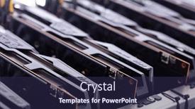  Presentation with mining - Audience pleasing slides consisting of bitcoin-and-cryptocurrency-miner backdrop and a wine colored foreground