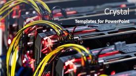  Presentation with mining - Colorful slide deck enhanced with bitcoin-and-cryptocurrency-miner backdrop and a ocean colored foreground