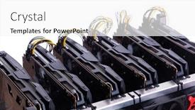  Presentation with mining - Amazing theme having bitcoin-and-cryptocurrency-miner backdrop and a white colored foreground