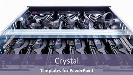  Presentation with mining - Audience pleasing theme consisting of bitcoin-and-cryptocurrency-miner backdrop and a violet colored foreground