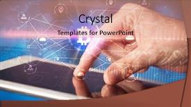  Presentation with bitcoin network - Amazing PPT layouts having bitcoin link network and online backdrop and a  colored foreground