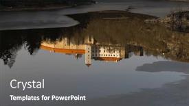  Presentation with czech republic - Slide set having bitov-castle-znojmo-region-southern background and a  colored foreground