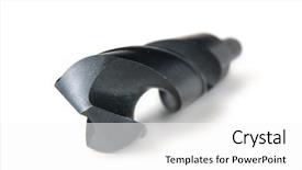  Presentation with machine shop - Colorful PPT theme enhanced with bits - abstract image of machine shop backdrop and a white colored foreground