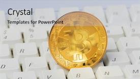  Presentation with cryptocurrency - Amazing PPT layouts having bits - bitcoin cryptocurrency digital bit coin backdrop and a lemonade colored foreground