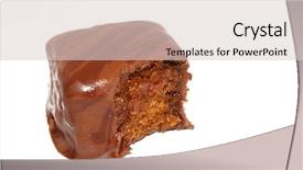  Presentation with liqueur - Audience pleasing slide set consisting of bitten liqueur honey bread backdrop and a lemonade colored foreground