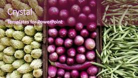  Presentation with sri lanka - Slides having bitter gourd - triptych of vegetables bittergourds aubergines background and a violet colored foreground