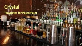  Presentation with bar - Cool new theme with bitters and infusions on bar backdrop and a tawny brown colored foreground