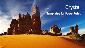  Presentation with sahara - Colorful PPT layouts enhanced with desert tassili n'ajjer algeria backdrop and a ocean colored foreground