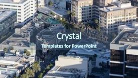  Presentation with rodeo - Cool new PPT layouts with bl - aerial view of rodeo drive backdrop and a ocean colored foreground