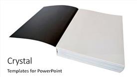  Presentation with black and white religious - Colorful theme enhanced with bl - black and white pages isolated backdrop and a  colored foreground