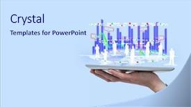  Presentation with digital image - Slides consisting of bl - digital composite of digital composite background and a sky blue colored foreground